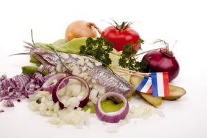 Matjesbuffet im Restaurant